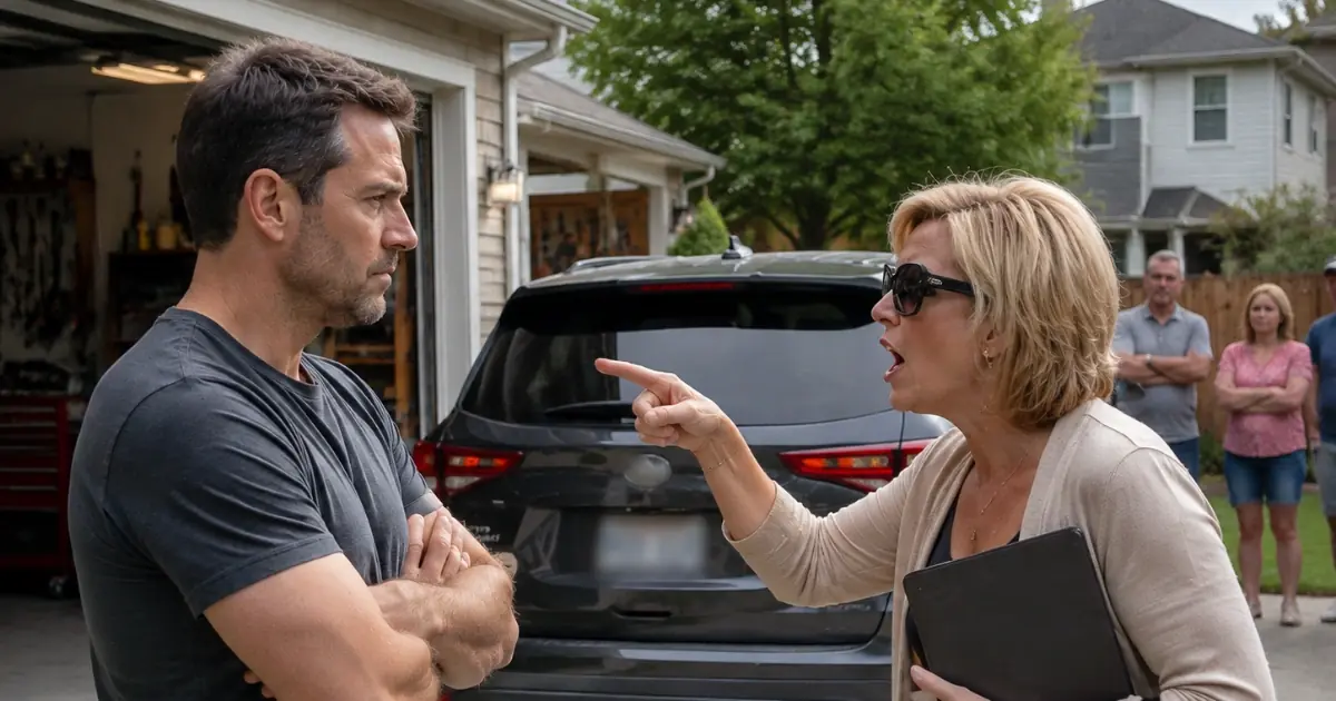 Karen Parked Her Car Inside My Garage Without Permission — She Never Expected What Happened Next