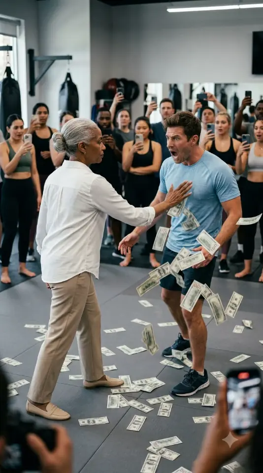 THE CHAMPION OFFERED $10,000 TO HUMILIATE THE OLD WOMAN — THEN HER STANCE MADE HIM FREEZE