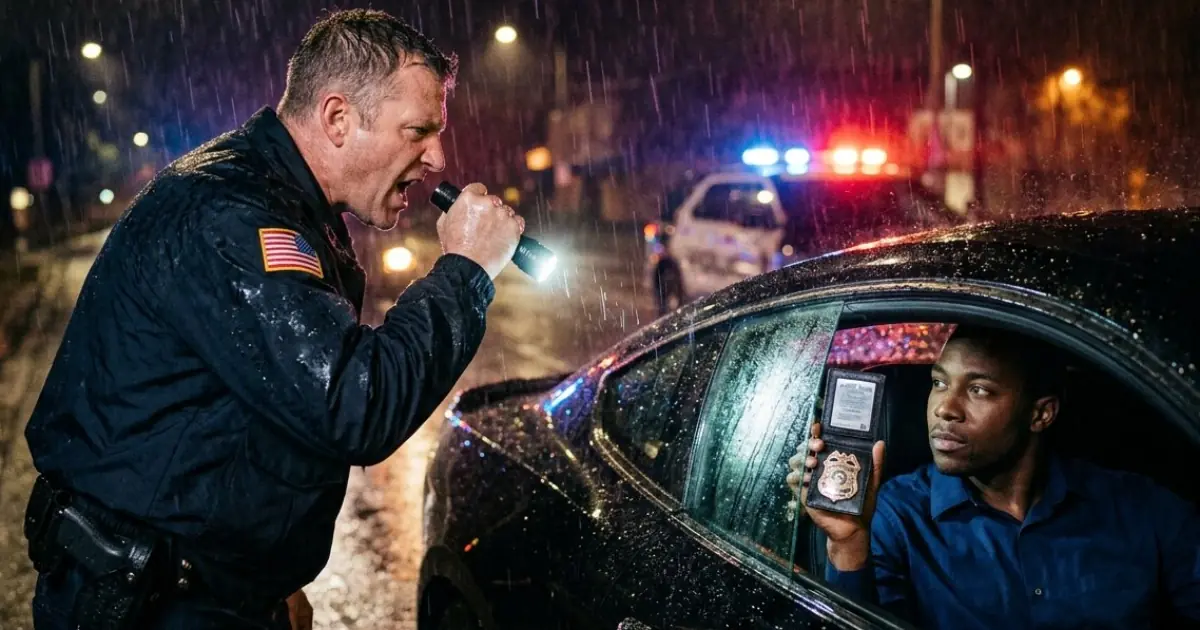 A POLICE OFFICER SMASHED A BLACK MAN'S LAMBORGHINI WINDOW ACCUSING HIM OF THEFT, BUT HE DIDN'T KNOW THE DRIVER WAS AN UNDERCOVER FBI AGENT CONDUCTING A STING OPERATION THAT WOULD EXPOSE HIS ENTIRE CORRUPT SYNDICATE.