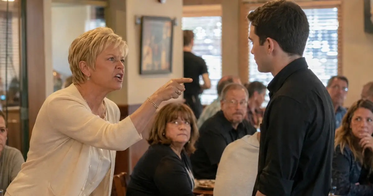 Karen Humiliated A Waiter For A Free Meal — Then The Entire Restaurant Taught Her A Lesson