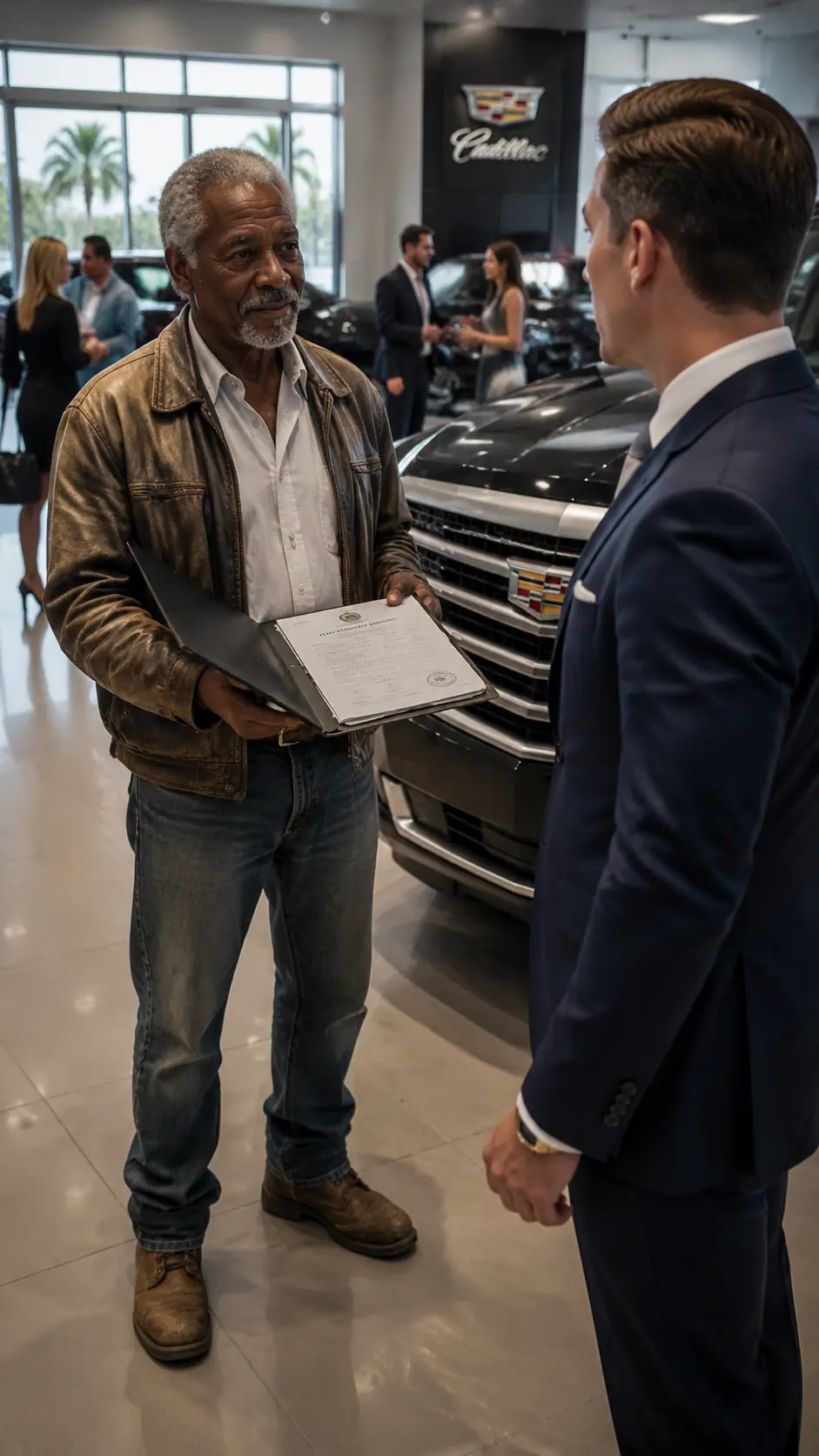 The Salesman Mocked the Old Man’s Clothes — Then He Bought 20 Luxury Cars