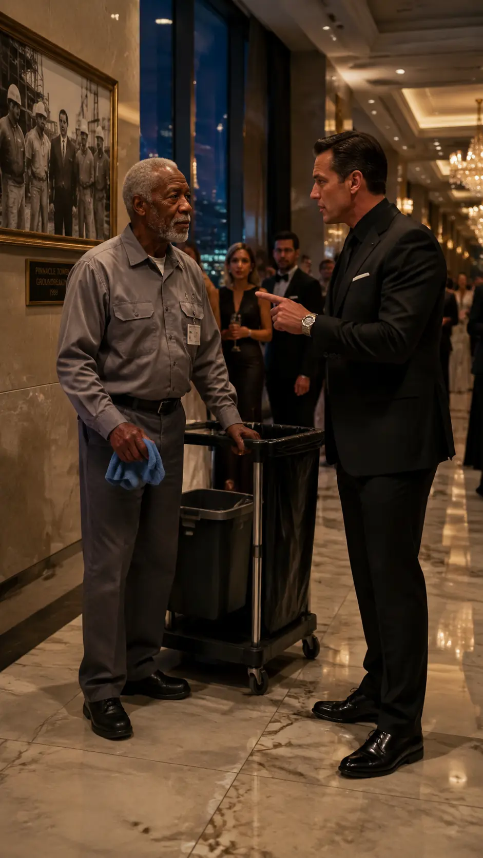 The Janitor Who Owned the Tower: A Night When Respect Changed Everything